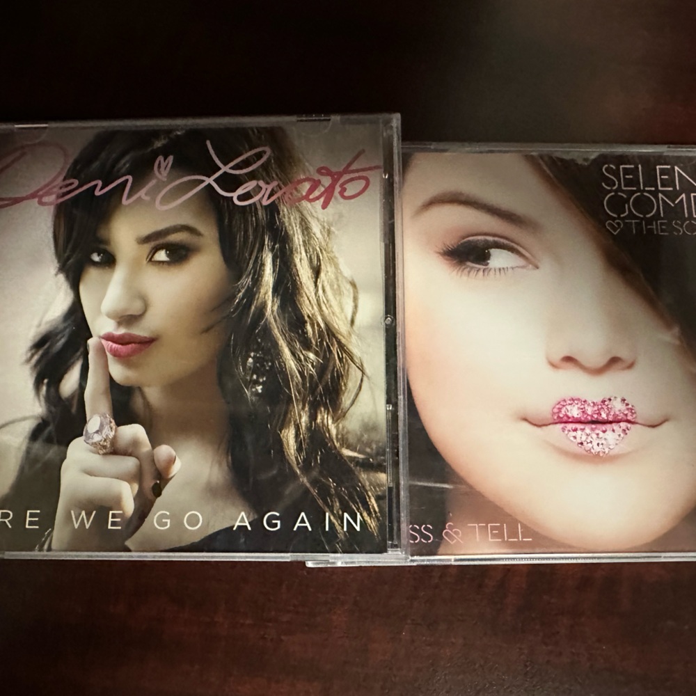 Bundle CDs Demi Lovato and Selena Gomez 2 CDs in this bundle